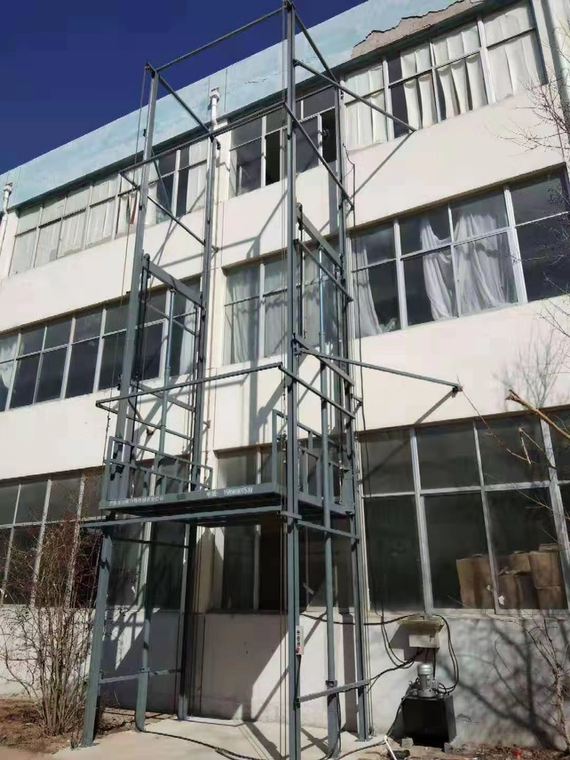 秦皇岛室外贴墙货梯